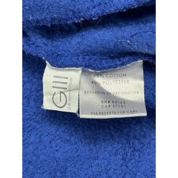 New York Giants Hoodie Sweatshirt Mens XXL Blue Red Football Full Zip G-III - Picture 8 of 13